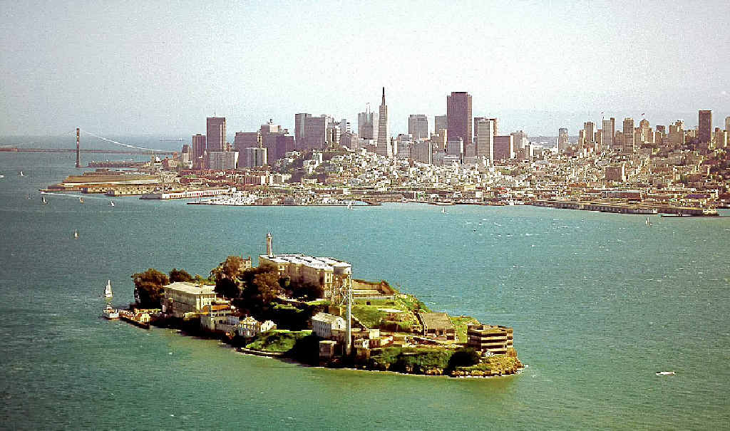 NO ESCAPE: San Francisco Bay’s most notorious tourist attraction, the old prison on Alcatraz Island. NO ESCAPE: San Francisco Bay’s most notorious tourist attraction, the old prison on Alcatraz Island.